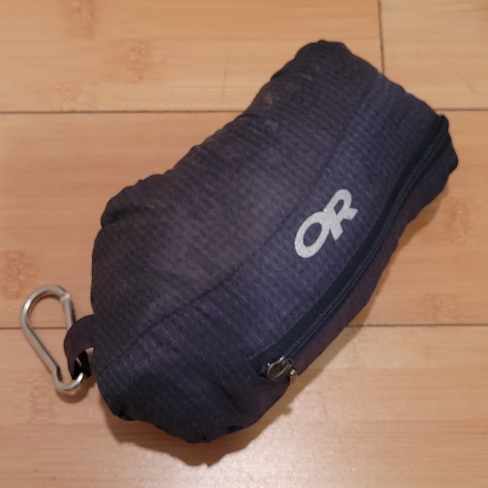 Outdoor Research packable wind breaker